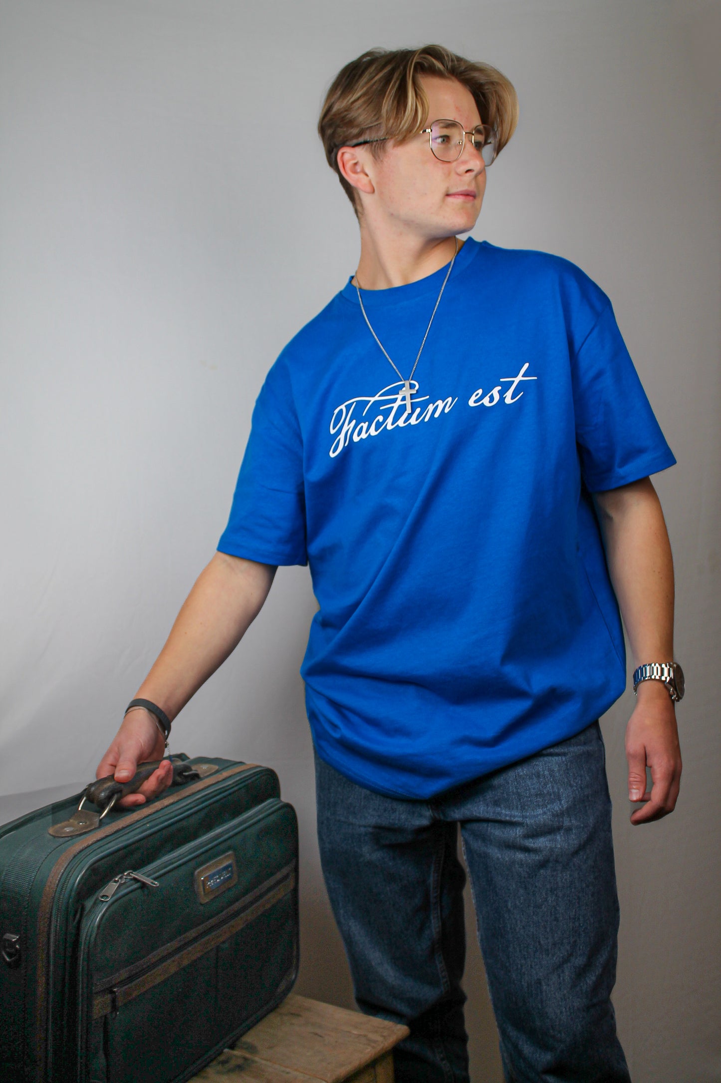 FACTUM EST │ TEE COBALT BLUE