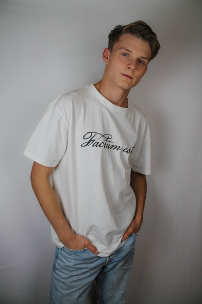 FACTUM EST │ TEE WHITE